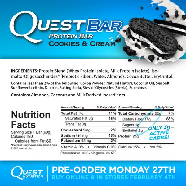 30 Quest Bar Ingredient Label Label Design Ideas 2020
