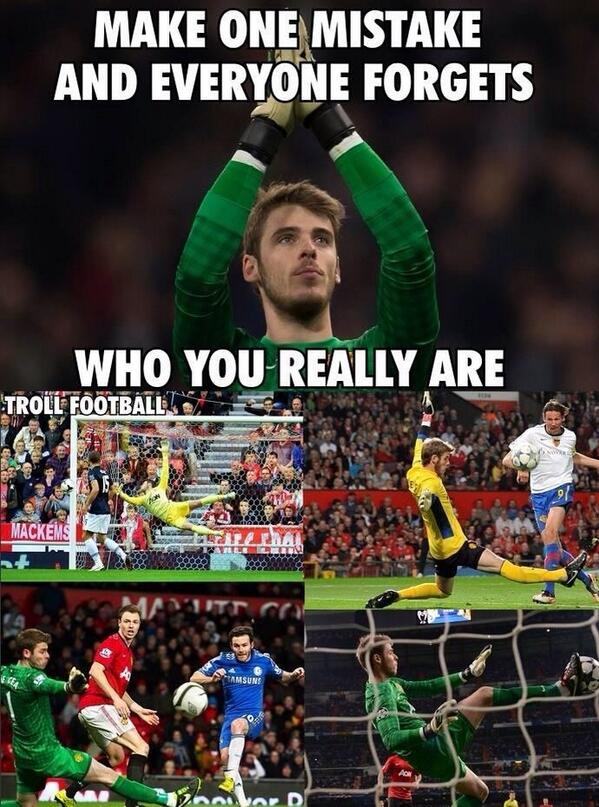 DDegea1's tweet photo. True story bro http://t.co/CtS8XrhPuC