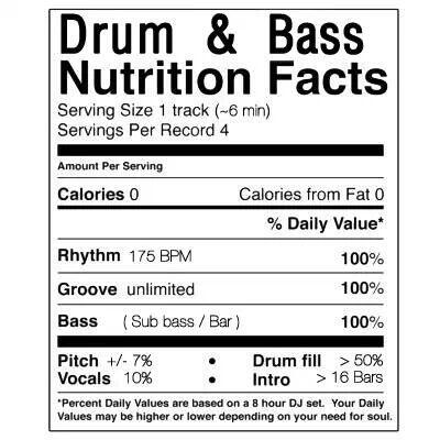 usodnb's tweet image. HIGHLY NUTRITIOUS!!! RT @ChiefGillittene: Just so you can have a stable dnb diet bitch! #dnb #drumandbass