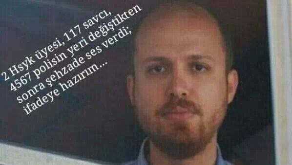 Yargıda , poliste yüzlerce görevden el çektirmeden sonra , Bilal oğlan'dan mesaj geldi.
İfade vermeye hazırım !