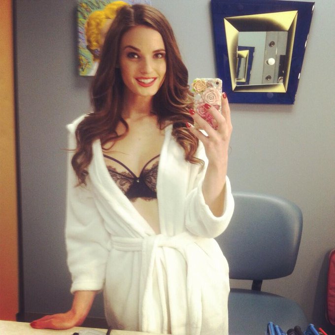 A little #bts peek of the most beautiful bra to ever hold my boobs. #FriskyFriday @Playboy http://t.<a href="/tag/bts"class="tags">#bts</a><a href="/tag/friskyfriday"class="tags"><span>#friskyfriday</span></a>