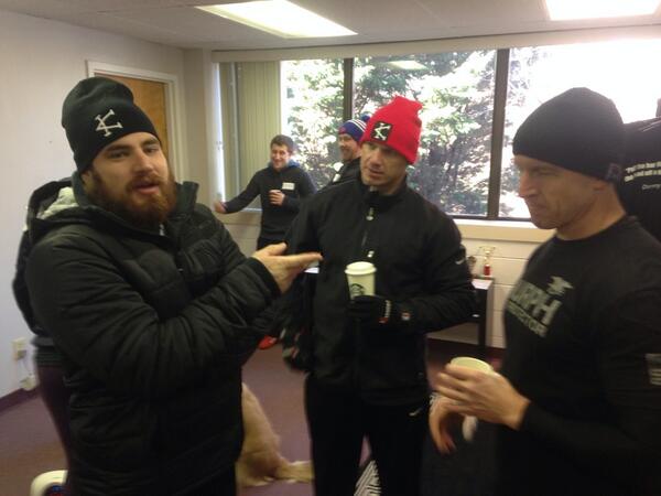 WillHall__'s tweet photo. The Champ discussing how to properly consume caffeine. @AttitudeNation http://t.co/kC6az9Q9R0