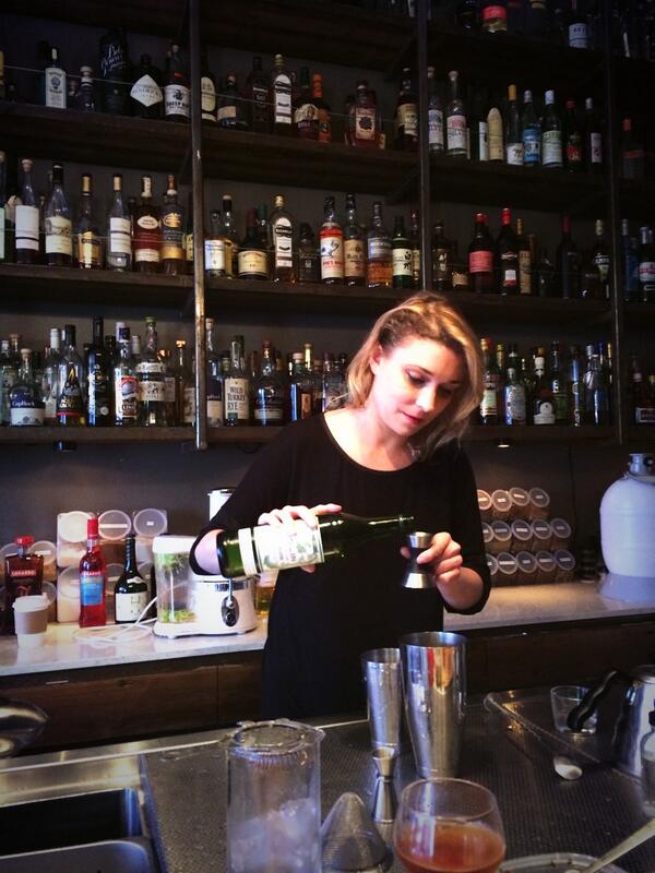 <a href="/tarbyparty/">Devon Tarby</a> in the Chapter &amp; Verse test kitchen working on pairing food and cocktails <a href="/GoldenStateCktl/">GoldenStateCocktails</a> <a href="/Chef_Hache/">Christopher Hache</a>