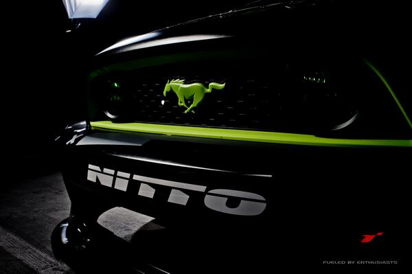 NittoTire's tweet photo. Up close and personal... @VaughnGittinJr @MonsterEnergy @Ford #Mustang #RTR #Nitto #NT05 #Drift http://t.co/kB2A0rIGec