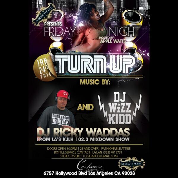 Dina Rae (@dinarae13) on Twitter photo Tonight LA People! Come play w me <a href="/rickywaddas/">Ricky Waddas</a> <a href="/AppleWatts/">Apple Watts</a> <a href="/DJWIZZKIDD/">DJ WIZZ KIDD</a> <a href="/StereotypeEnt/">Stereotype Ent</a> it's goin down!!! Tonight LA People! Come play w me <a href="/rickywaddas/">Ricky Waddas</a> <a href="/AppleWatts/">Apple Watts</a> <a href="/DJWIZZKIDD/">DJ WIZZ KIDD</a> <a href="/StereotypeEnt/">Stereotype Ent</a> it's goin down!!!
