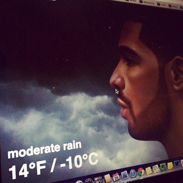 carlospache_co's tweet image. What's your #DrakeWeather? ift.tt/1mEj6Ed