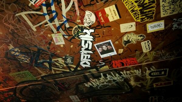 Ninjic's tweet image. @datsik at Amsterdam's coffeshops, #sick #stuffhappen