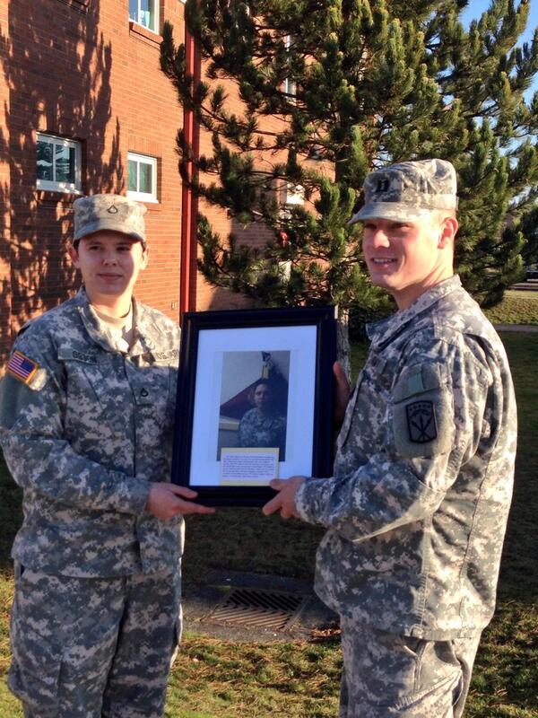 33Pmitch's tweet photo. Congratulations to 140th's Soldier of the month PFC Gibson. Hard working individual with great potential! @593STB http://t.co/VDtubyovt2