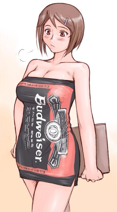 _Marred_'s tweet image. Where did I get a beer dress…? I should wear this out, sometime.