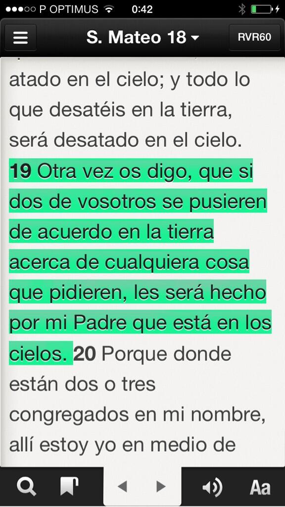 Si nos ponemos de acuerdo......       Cuento con sus oraciones. Hasta mañana