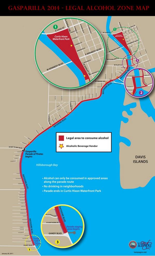 HAPPY GASPARILLA! Be safe! Alcohol may be consumed by 21+ adults within approved areas. bit.ly/1muhxsE ”