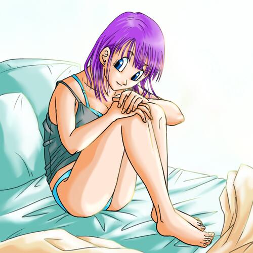 CapsuleCBulma's tweet photo. Just sitting here waiting my love @DragonTeenGoku http://t.co/MykLyrHjQM