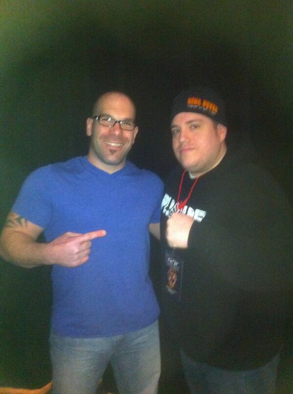 RingFever's tweet photo. Our own @JasonGotti after interviewing @ringofcombat Heavy Weight Champion @OneBrutalNinja #ROC47 http://t.co/dqhGtgsOVU