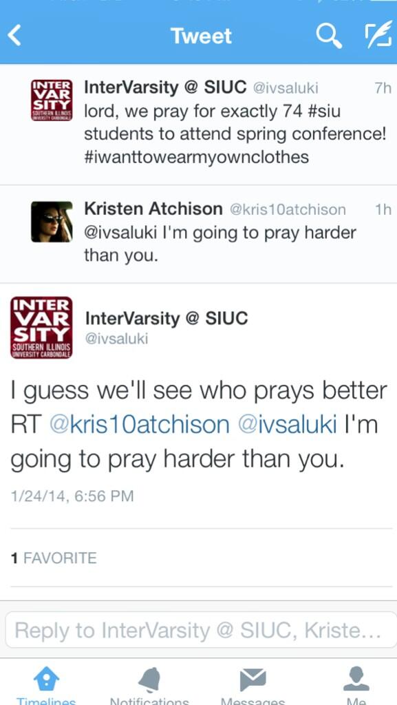 IVProbs's tweet photo. Our chapter's staff has praying wars evidently #ivprobs #getto75 #springconference @kris10atchison @pygreg http://t.co/jYSqflAjmR