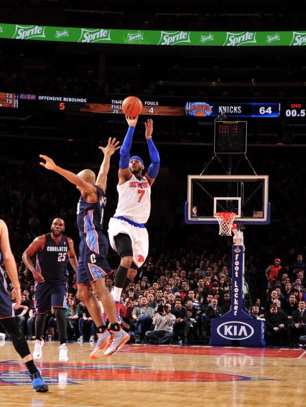 ESPNNBA's tweet photo. Carmelo Anthony sets Knicks, MSG records with 62 points in win over Bobcats.
BOX SCORE: http://t.co/RAG8WpAA9x http://t.co/7fxG4oh1Tm