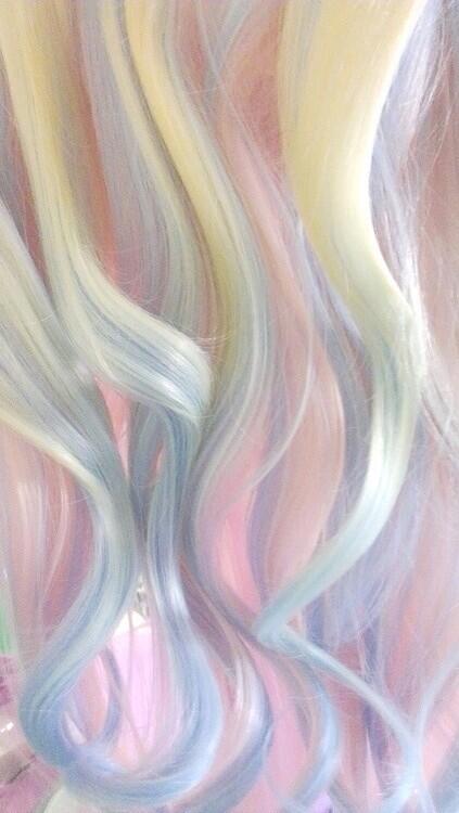 pinkymemie's tweet photo. ผมสีพาสเทล >w< http://t.co/tQBf02flvk