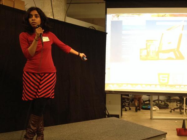 mansillaDEV's tweet photo. Greeshma from @Intel talking about XDK at #DoGoodSF. Need to build a mobile app quickly? http://t.co/zOgpyWyeKd http://t.co/0aQeCsUMMw
