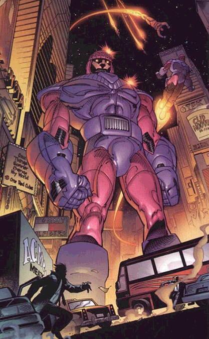 Marvelキャラクター図鑑 Sur Twitter センチネル 初出 Uncanny X Men 14 ミュータントを危険視した科学者 ボリバー トラスクによって開発され たミュータント殲滅用巨大ロボット 頑丈なボディに圧倒的パワーを持ち ミュータント能力を無効化する機能を持つ Http