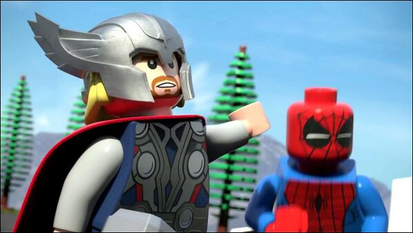 Thor_Lego's tweet photo. Me and Spider Man http://t.co/oZB2CRgOcR
