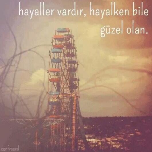 Angalls's tweet photo. Hayaller vardır hayalken bile güzel olan http://t.co/6snG4QrnE6
