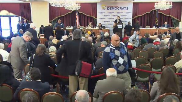 PAGOP's tweet image. The @PADems' don't seem too enthused. #DTeam #PADSC #PAGOV (screencap h/t @pcntv)