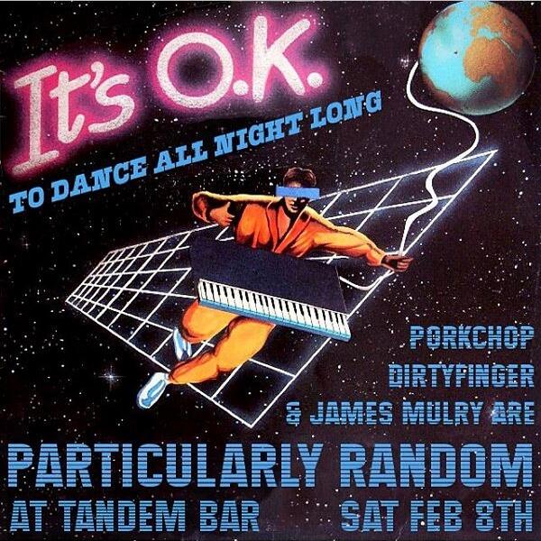 tandembar's tweet photo. #ParticularlyRandomAtTandem is BACK! Tonight, @jamesmulry @SSPS @DIRTYFINGER #backroom until 4am. http://t.co/VLOUJ9MAxX