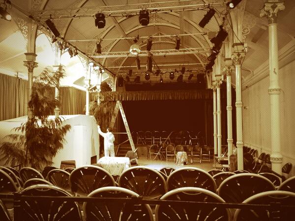 Teching rendcomb colleges production of Jerusalem.