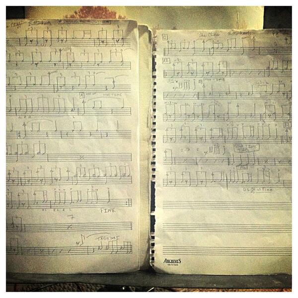 buttonhoof's tweet image. |Drum tabs for the Buttonhoof song 'The Cliffs'.| buttonhoof.com #buttonhoof