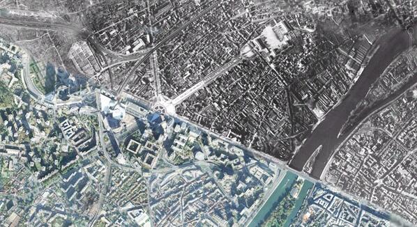 "<a href="/loouisfernandes/">loOuisfernandes</a>: #LaDéfense aujourd'hui et en 1949
#Paris #Urbanisme "