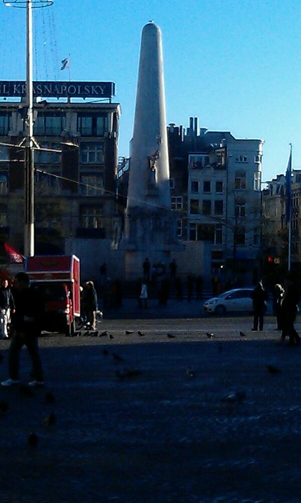 The biggest dildo in the world #Amsterdamsquare
