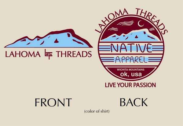 LahomaThreads's tweet image. Check out this sweet new design!! Tell me what think!! #nativecreative #comingsoon