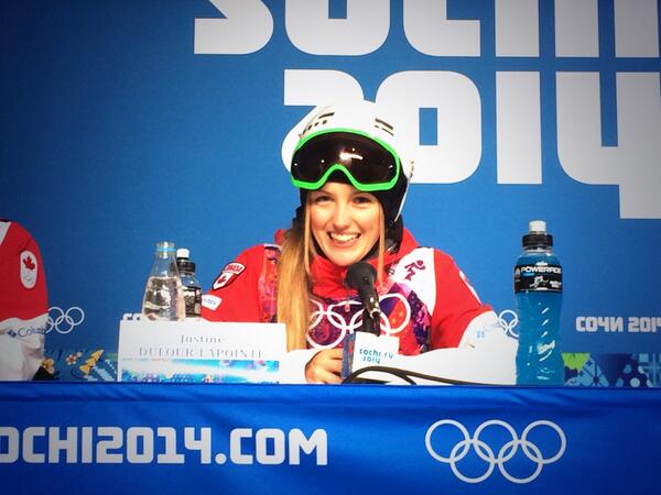 Justine: It is just really amazing. Today I gave everything I had inside. #WeAreWinter