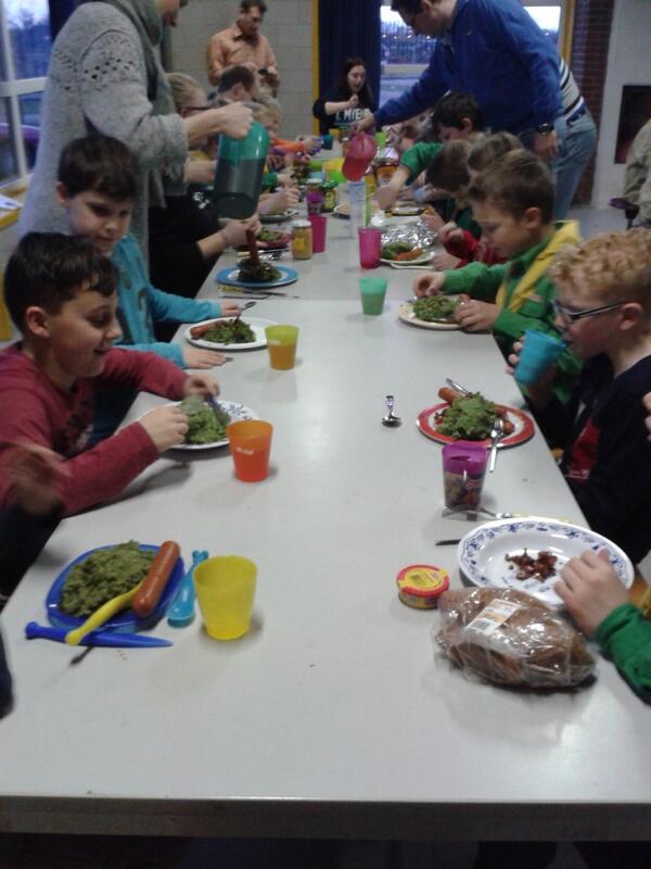 Vandaag weer genoten van de jaarlijkse #boerenkool maaltijd  #scouting #ridderhof #vleuten