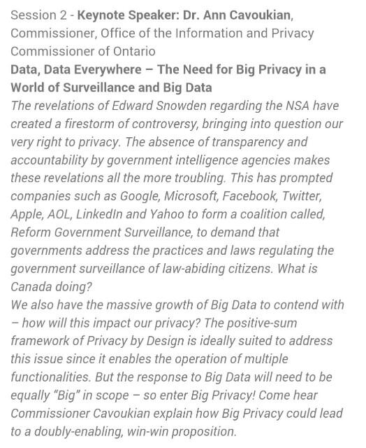 jackdaw's tweet photo. On the need for big privacy #psv2014 http://t.co/9UcyCnLmtu