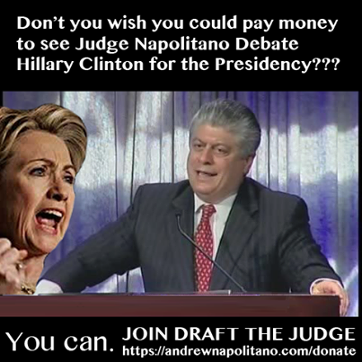 DraftTheJudge16's tweet photo. Please support the movement to Draft the Judge! https://t.co/ktZyEmOXnC #DraftTheJudge #tcot http://t.co/pFJE5ud3uZ