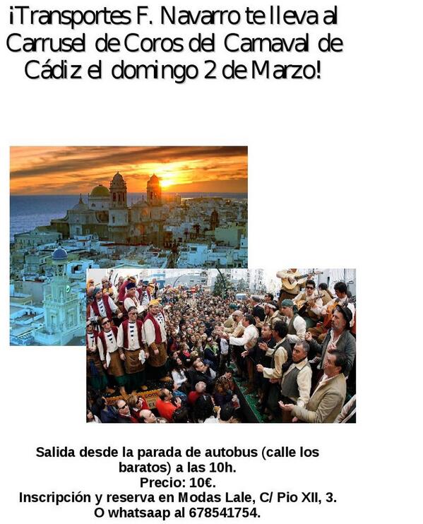 BUSNAVARRO's tweet photo. Este año también nos vamos al carrusel de coros el domingo dia 2 de marzo http://t.co/eo9YtH61ev