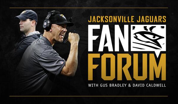 REMINDER: Jaguars Fan Forum LIVE stream starts at 6!

Watch here: bit.ly/livejags

Tweet ?s using #JagsForum!