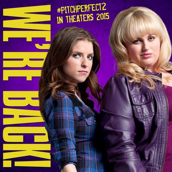 Pitch Perfect (@pitchperfect) on Twitter photo RT if you can't wait! <a href="/AnnaKendrick47/">Anna Kendrick</a> & <a href="/RebelWilson/">Rebel WilsonπΊπΈ</a> are back in #PitchPerfect2!! RT if you can't wait! <a href="/AnnaKendrick47/">Anna Kendrick</a> & <a href="/RebelWilson/">Rebel WilsonπΊπΈ</a> are back in #PitchPerfect2!!