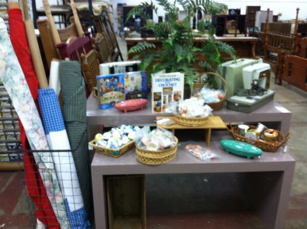 We are adding more space for sewing and crafting. We could use donations to fill the new space.