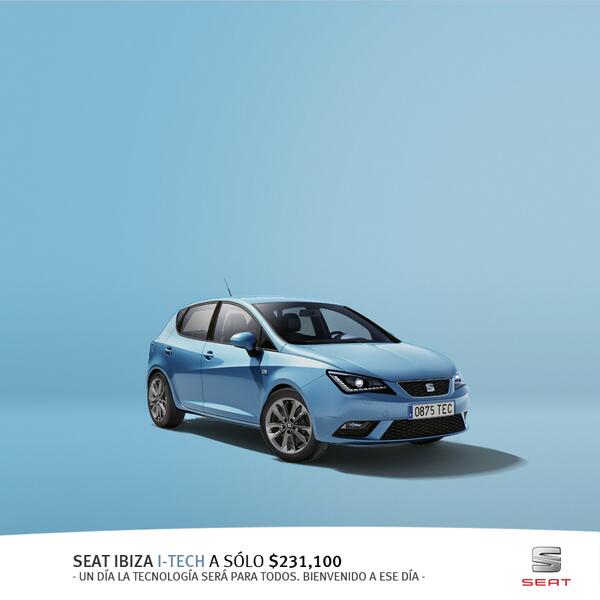 SEAT_Mexico's tweet photo. La tecnología es para todos gracias al nuevo SEAT #IbizaITECH, descubre por qué http://t.co/vjS6OrgpVn http://t.co/ur8rHzAFld