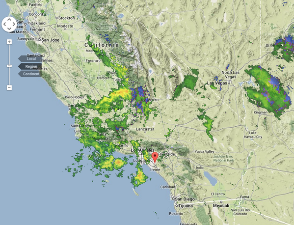 RigginsConst's tweet image. The rain is almost here!  #WunderMap  bit.ly/1neifdY
