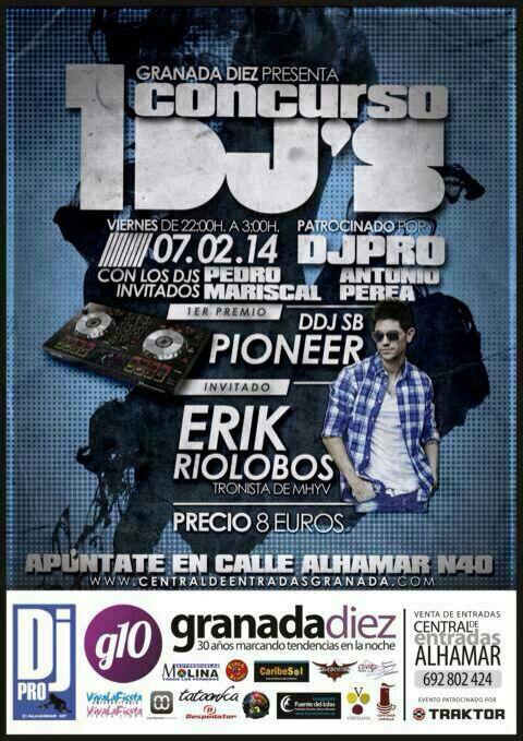 AbrilGarciaDj's tweet photo. Nos vemos mañana en #Granada10 con la mejor musica del momento.. @CentralEntrada http://t.co/QXCQjnMpqV