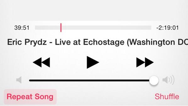 The only thing I've listened to in 2014 @ericprydz #futuristicsounds