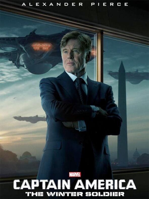 キャプテン・アメリカ」続編より、ロバート・レッドフォード演じる