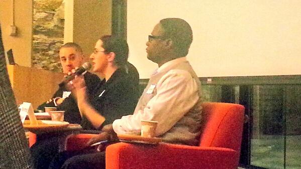 ArtifyNow's tweet photo. "We don't want to do affordable housing to people, we want to build affordable housing with people" -M Kaplan #tcbcli http://t.co/sevee4sCod