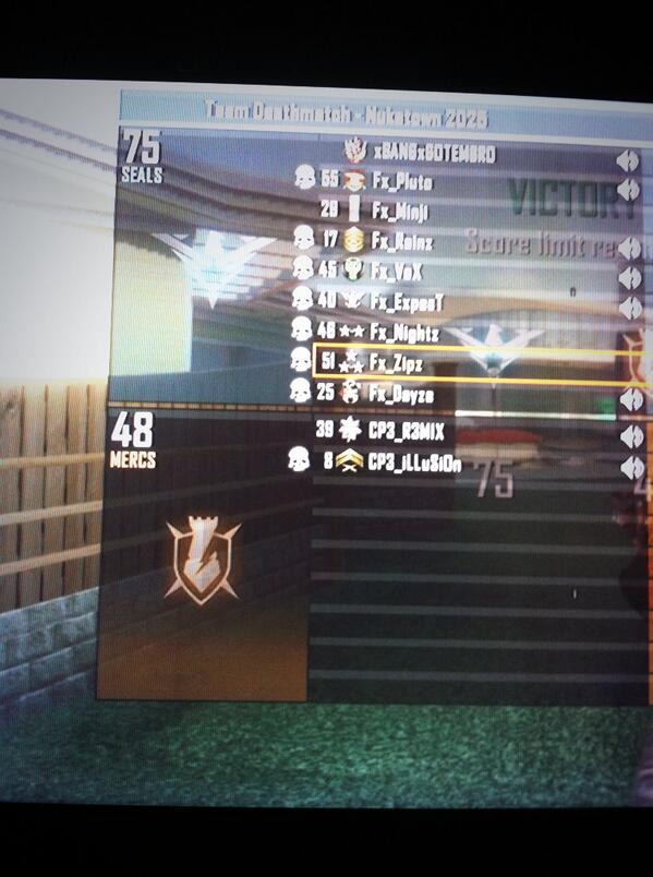 ZipzFx's tweet photo. We did good but we came out on top! 4-0 for the clan battles! We did great so did they but we came out on top! http://t.co/lwsLDsLfPH