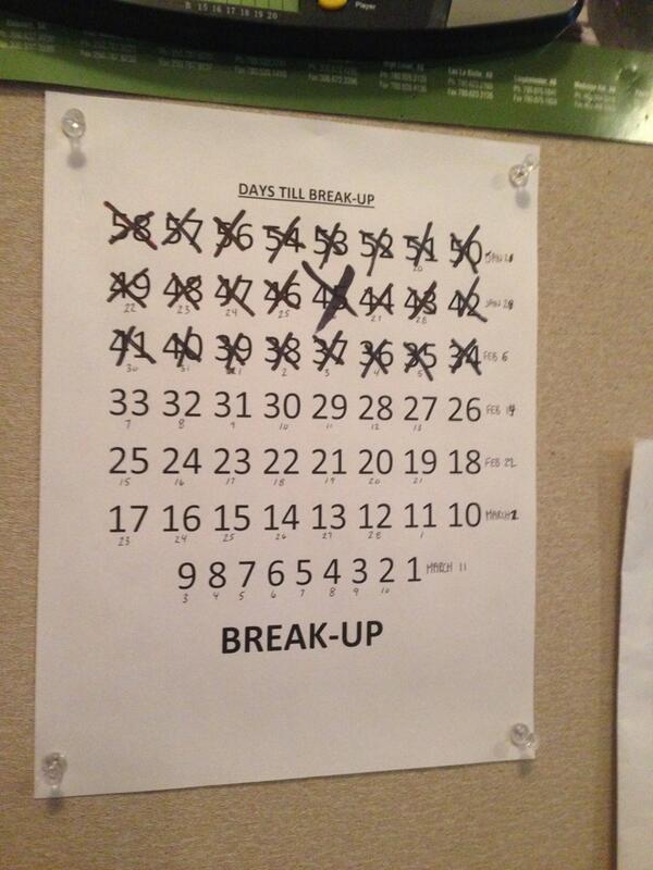 SHOLDICE_OIL's tweet photo. The only calendar that matters #breakup #2monthsoff http://t.co/J6cWogLatx