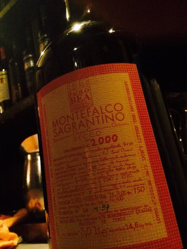 inoteca's tweet photo. 2000 Bea Sag from 3L!! $35/gl #inoteca #inotecalastsip #zooteca http://t.co/H4A4CMGeat