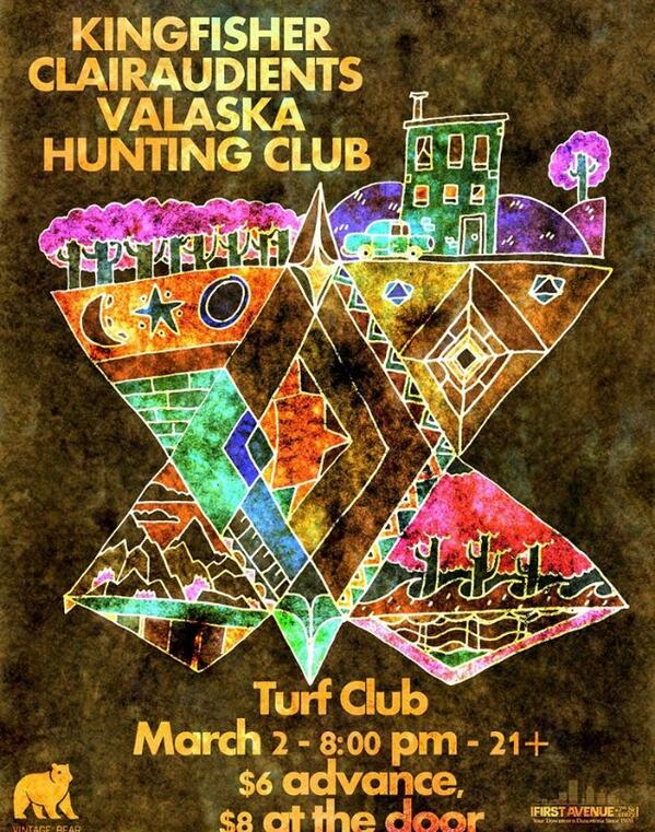 Vintage_Bear's tweet photo. @turf_club show March 2nd come and enjoy some fantastic #midwest music. #mpls #localcurrent #893thecurrent http://t.co/QG32ohvqzY