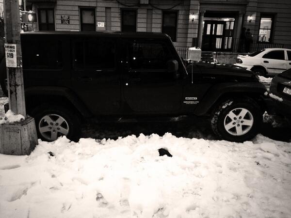 My Boo is built for the snow life #JeepPower #WranglerSport @Jeep_Porn